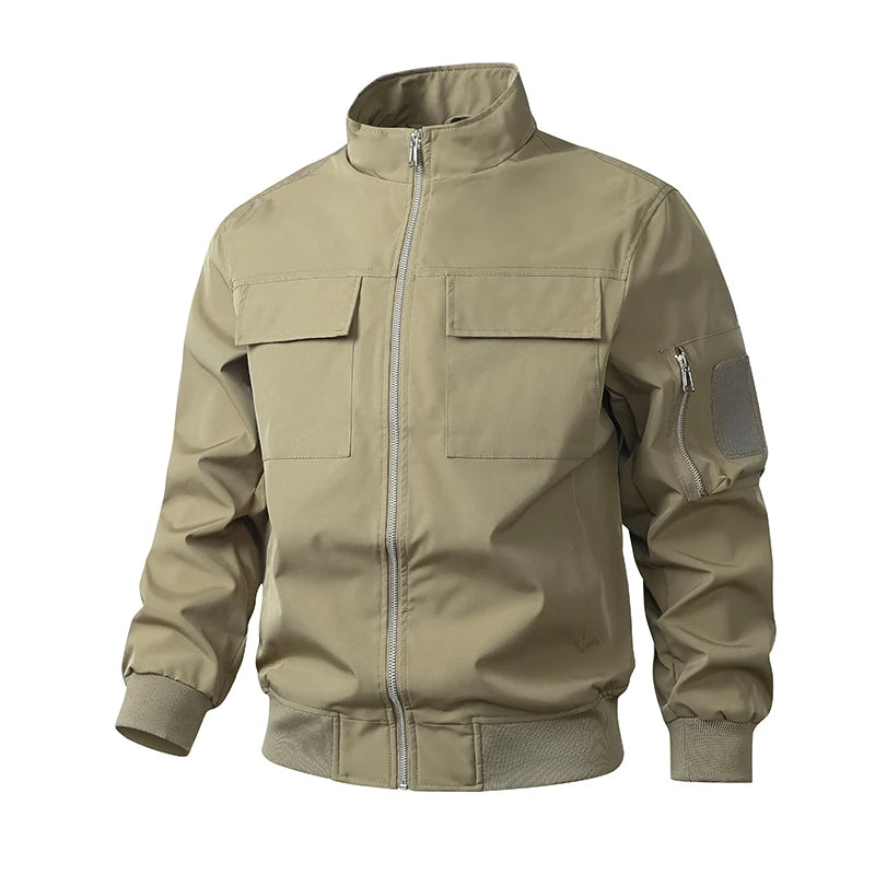 Winter Men Bomber Jackes Coat Hombres Autumn Warm Windbreaker Jackets Hombre Fashion Fashion Outdoor Chop Cause Chaqueta delgada Lzlltt