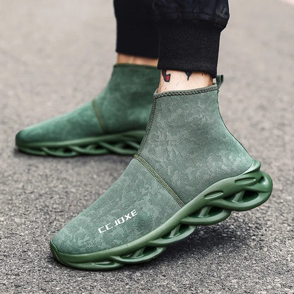 Hot Selling Cheap Black Men's Running Shoes Breathable Comfort Running Sneakers Light Slip-on Socks Shoes For Man Large Size 47