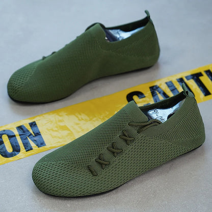 Yrzl Bottom Bottom Back Breathable Mesh Moofers Men Anti-Slip Cabrisor Zapatos de verano
