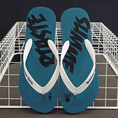 كلاسيك رجل Flip Flops Summer Summer Slims Slides Slippers Slippers Boys Beach Flats Fery Leisure Standals Chanclas de Hombre