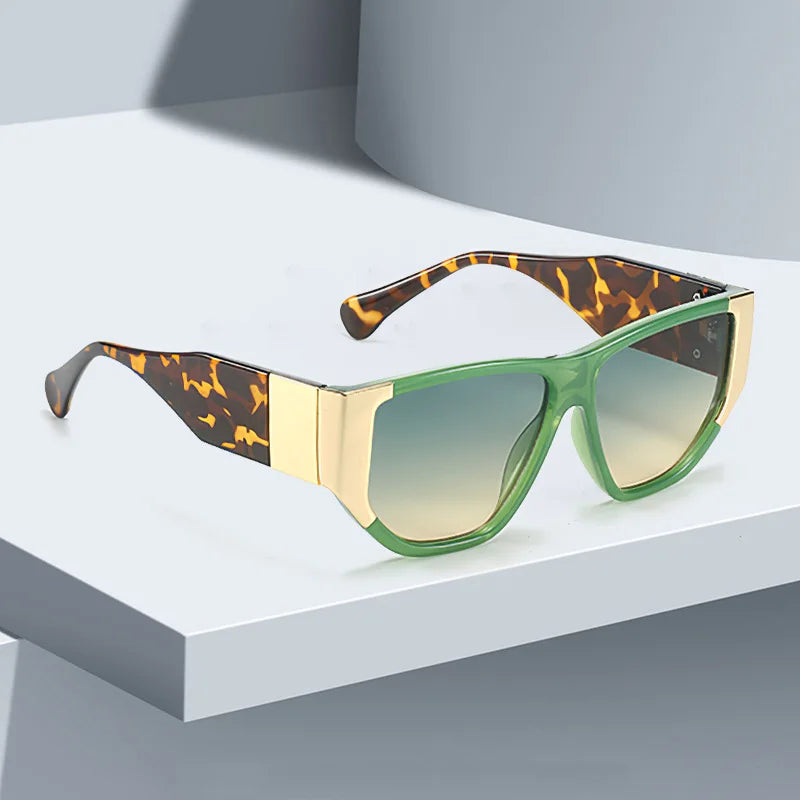 2025 Nieuwe modieuze kleurrijke dames zonnebril gedecoreerde gradiëntlenzen trendy accessoires voor vrouwen en mannen zonnebrillen