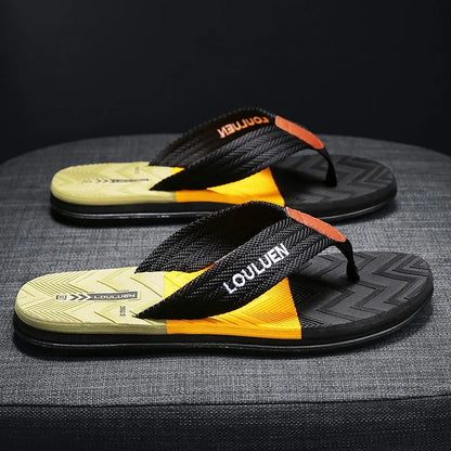 Hot Sale Men's Flip Flops Outdoor Slippers Fashion Summer Men Slippers High Quality Flip Flops Casual Beach Man Sandals Chanclas