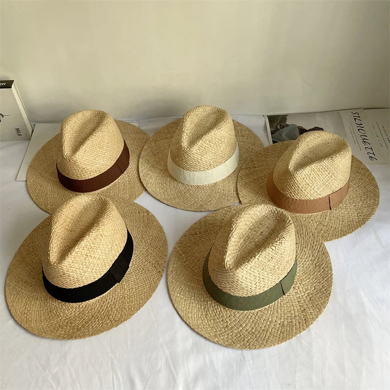 Lafite 2023 Ljetni šešir Ženska ljetna plaža Zaštita od sunca Straw Hat Men's English Jazz Hat Veleprodaja