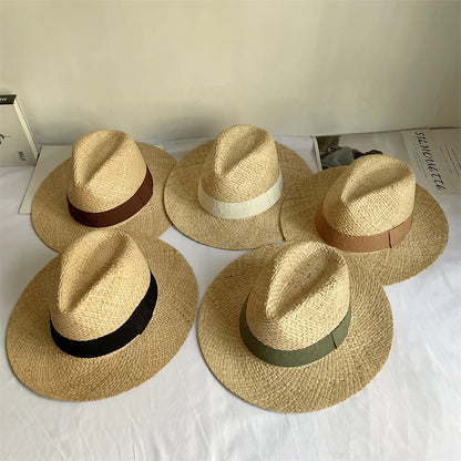 Lafite 2023 Ljetni šešir Ženska ljetna plaža Zaštita od sunca Straw Hat Men's English Jazz Hat Veleprodaja