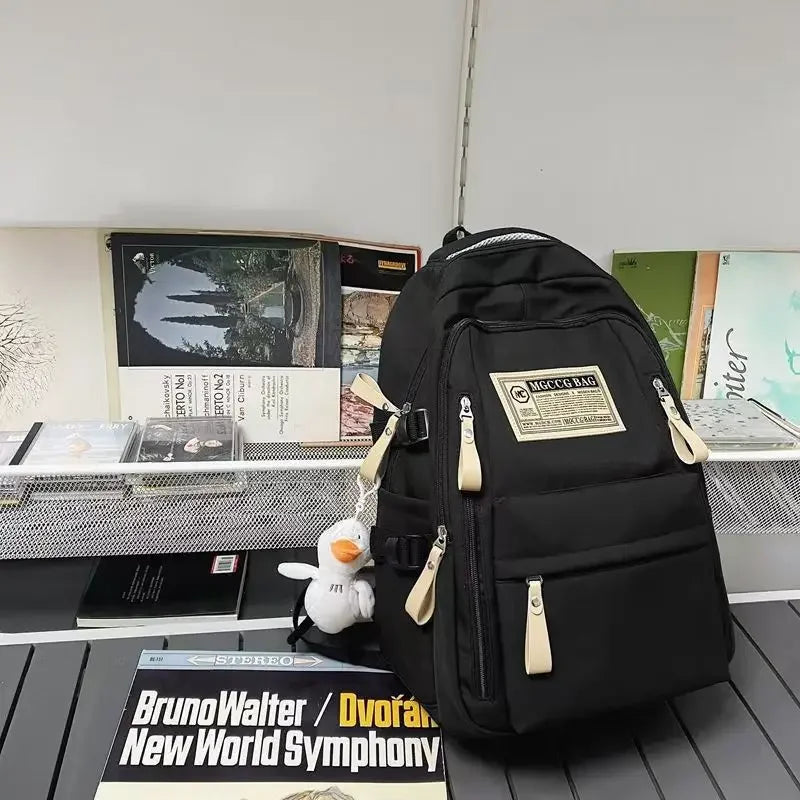 Fashion Big Student School Backpack Rucksack Girls Boys School Bag High Capacity Women Backpack Female Leisure Travel