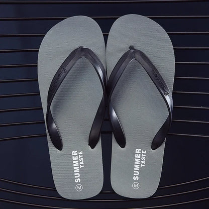 Menn sko sommerstrandsandaler anti-skli mote utendørs pustende casual par strand sandal flip flops sko tøfler menn