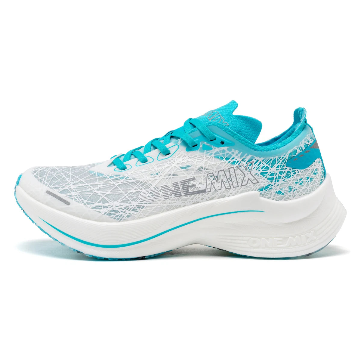ONEMIX Marathon Carbon Plate Running Shoes Shock Absorption Ultra-light Sports Shoes Rebound Technology Outdoor Men Sneakers