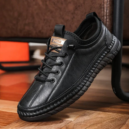 Buty do mężczyzn skórzane ręcznie robione buty na zewnątrz trampki na piesze