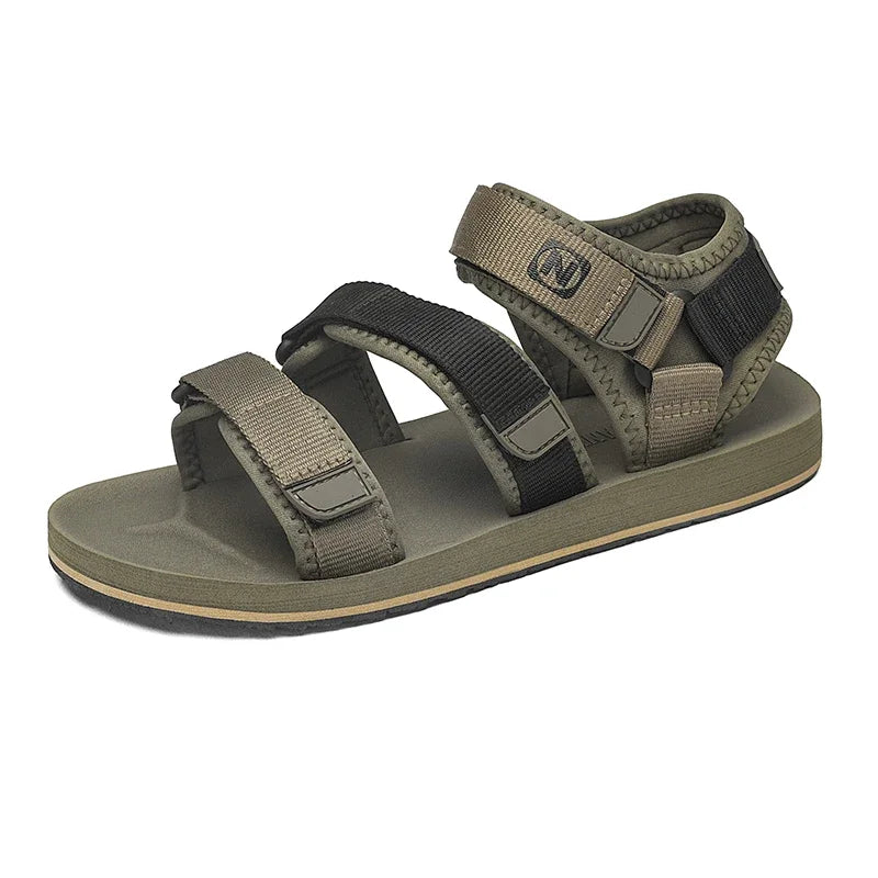 Karlar frjálslegur skylmingasandalar renna á karlmann sandal karlkyns sandles Sandalias Hombre Sandale Homme Open skór auk stór stærð 50 51 52