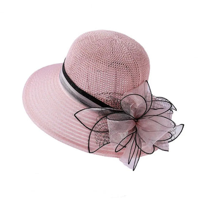Uusi luonnollinen raffia hattu naiset Kesäkäsi kudottu olki gilrs Holiday Sun Hat leveä brim aurinko levyke Panama Travel Beach Hat