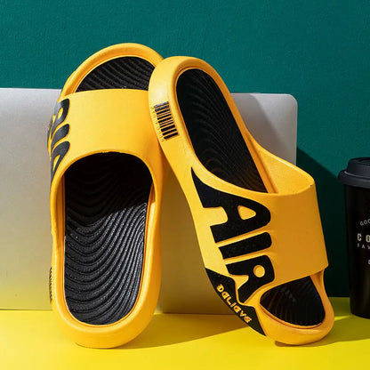 2023 Men's Summer Slippers Anti-slip Thicken EVA Soft Slipper Outdoor Beach Flip Flops for Men Household Comfortable Shoes