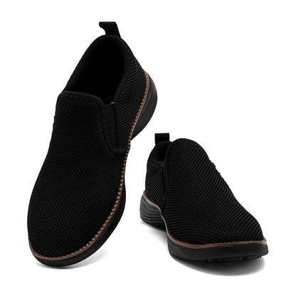 Breathable Men's Canvas Shoes Comfortable Casual Sneakers Slip on and Soft Sole Outdoor Walking Vulcanized Shoe Plus Size 39-46