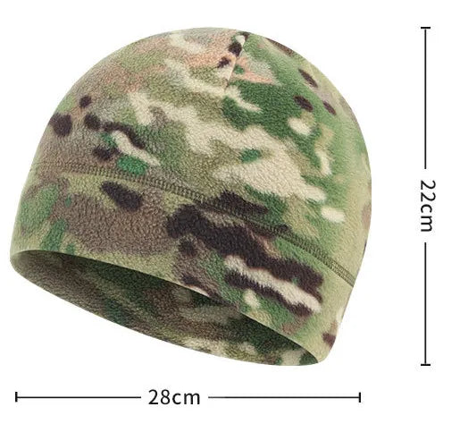 Stylish Outdoor Cap Camouflage Bonnet Hats Cycling Running Jogging Skiing Hat For Women Men Winter Warm Skullies Beanies Cap