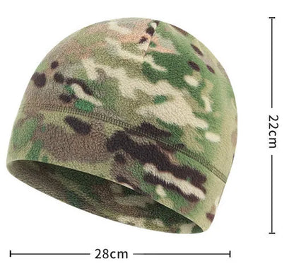 Stylish Outdoor Cap Camouflage Bonnet Hats Cycling Running Jogging Skiing Hat For Women Men Winter Warm Skullies Beanies Cap