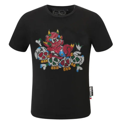 Dizajner muških marki majica Rhinestone majica punk odjeća Dropshipping Hip Hop 2024