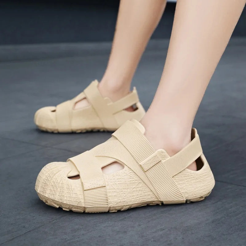 Baotou Sandals for Men Eva Slippers Outdoor Fashion Garden Sandals 2025 New Summer Water Shoes Man Designer Personalized Sandals