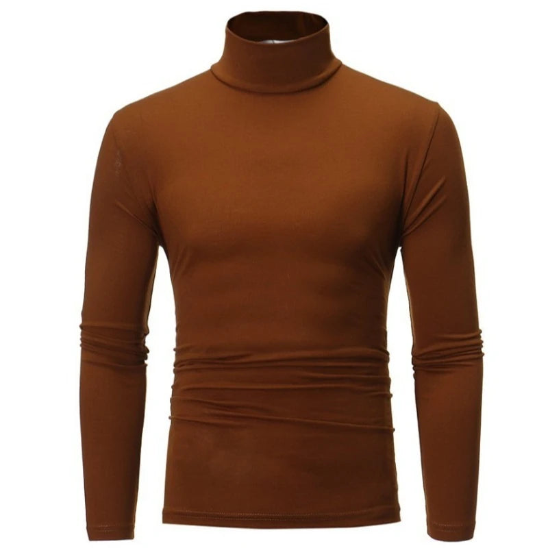 Frühling dünne Männer Rollkragenpullover schwarze Pullover Kleidung für Männer Baumwolle Harajuku gestrickt