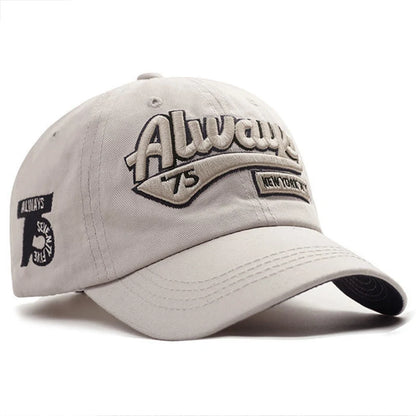 2023 Nuovo cappellino da baseball di cotone all'aperto per donne Fashion Casual Retro Retro's Cap maschi