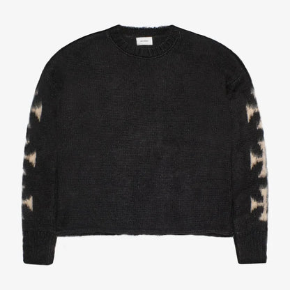 Y2k Punk Goth street Men sweater Retro Hip Hop Winter warm knitwear Couple Harajuku trend Fashion casual oversized pullover