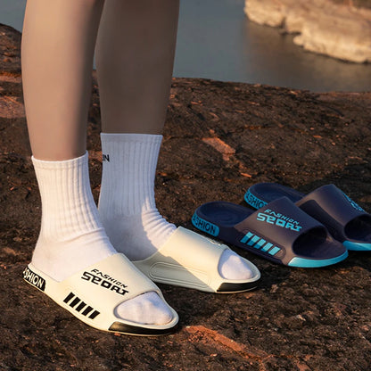 Mote menns sommer tøfler Anti-slip eva myk såle tøfler utendørs strand flip flops for menn husholdningens komfortable sko