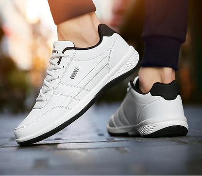 Maedef schoenen voor mannen lederen sneaker waterdichte casual comfortabele heren sneaker veterschoenen gevulkaniseerd man schoenmasculino