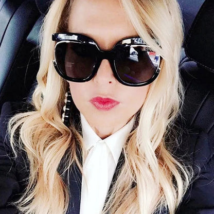 New Fashion Round Oversized Sunglasses For Women Men Retro Designer Ladies Sun Glasses Trending Product Shades UV400 Eyewea