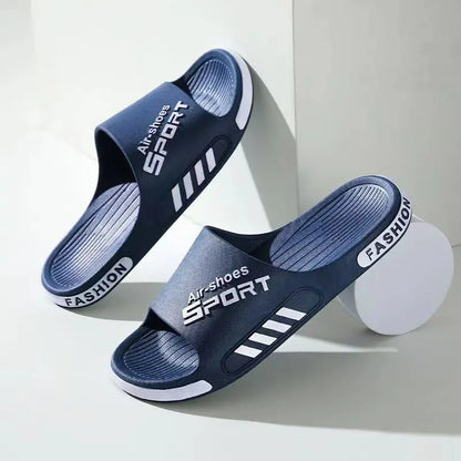 Slifori maschili di moda in PVC SOLE SOLE NON SLIP SCHEDI SCHEDE CASUAL FLOP FLOPS BAGNO CAPPOGLE Coppie da bagno Nuovo Sandalo