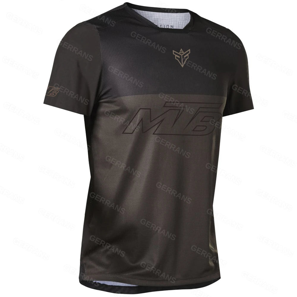 Ggrrans mtb Jerseys Mountain Bike MTB Shirts Offroad  short sleeve Motorcycle Motocross Sportwear Racing Bike Cycling Clothing
