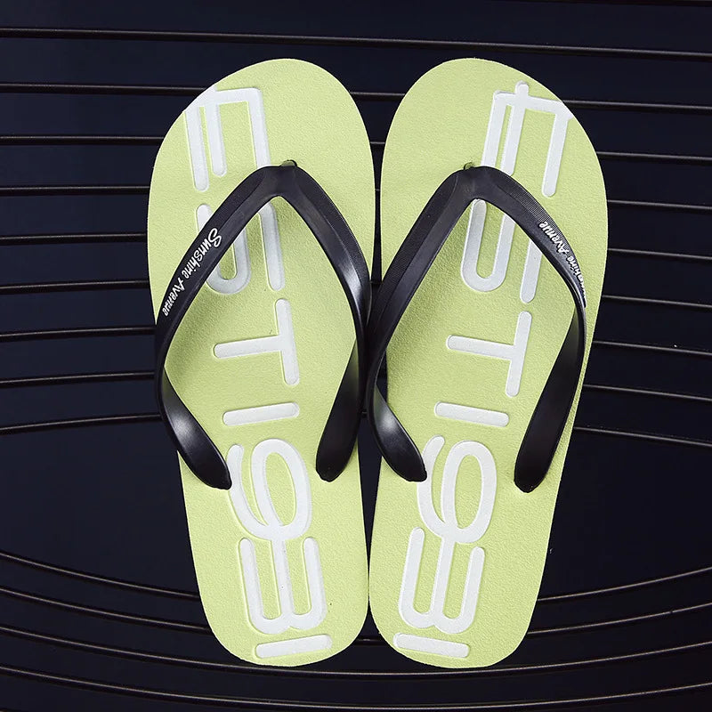 Les tongs antidérapants masculins couples de plage à la mode de plage de plage unisexes de la plage de plage de plage