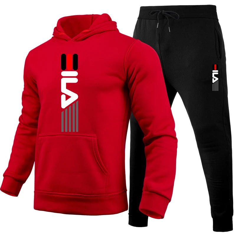 2025 New Men's Tracksuit Hoodies and Jogger Pants High Quality Male Daily Casual Sports Jogging Suits Gym Fitness Hooded Outfits