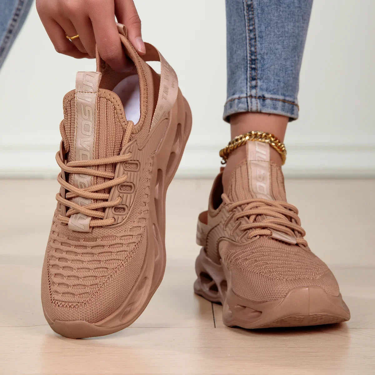 YRZL Women Sport Shoes Running Sneakers Breathable Comfortable Trainers High Quality Shoes Men Lightweight Sneakers for Women