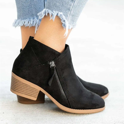 2023 BOOTIES MULHERES AUTUNUS CULHETO CHELSEA BOOTS MULHERES PLATAGEM DE MAPATIVA BOOTS Side zíper do salto no tornozelo Botas de Mujer
