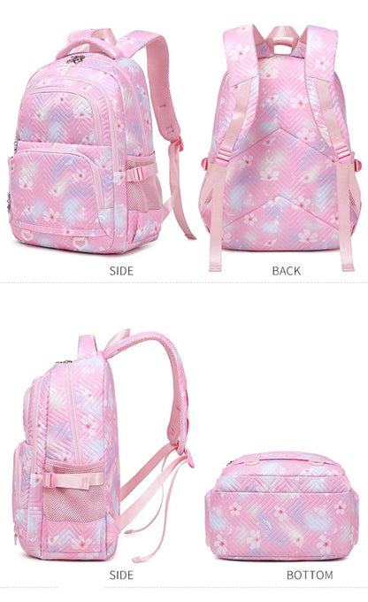 Lilo Stitch Waterproof Large Capacity Backpack for Women Girls Daypack Lightweight Schoolbag Casual Travel Knapsack