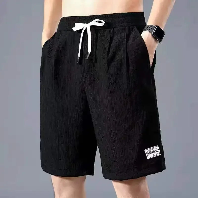 Men's Ice Silk Casual Shorts Loose Fit Summer Style Big Pants Versatile Outerwear For Men Comfortable Underwear