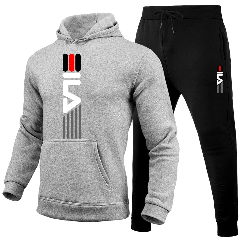 2025 New Men's Tracksuit Hoodies and Jogger Pants High Quality Male Daily Casual Sports Jogging Suits Gym Fitness Hooded Outfits