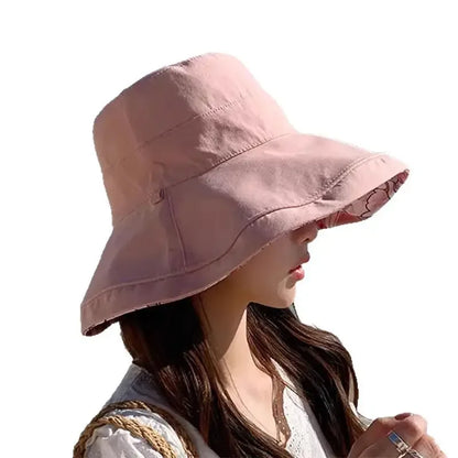 Women's Fishing Cap Summer Sun Protection Full Face with Windproof Rope New Summer Large Brim Spring Autumn UV Protection Hat