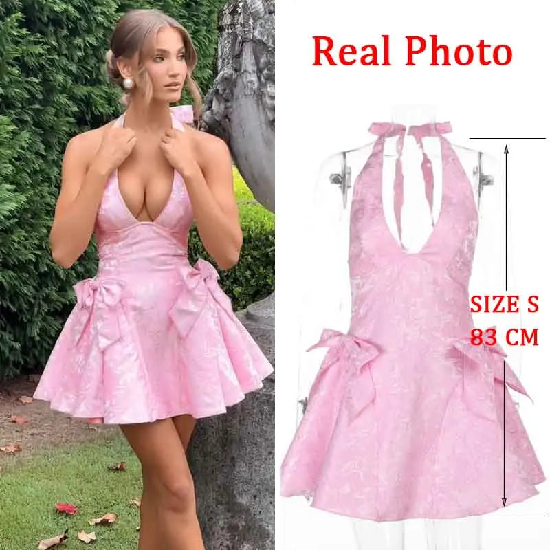 NIDANSSI White Jacquard Pleated Evening Party Dress Women Robes Backless Elegant Sexy Dress Bodycon Long Summer Dress Vestidos
