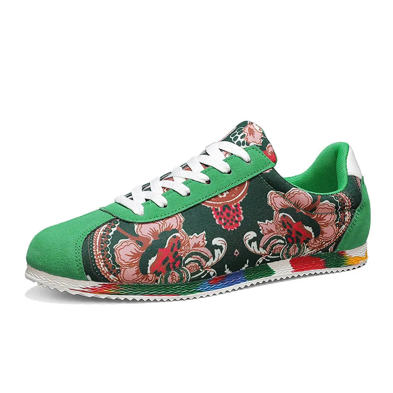 Luksuzni rumeni moški priložnostni superge modne tiskane oblikovalske čevlje za moške originalne lahke superge Man Zapatillas de Hombre