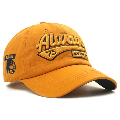 2023 Nuovo cappellino da baseball di cotone all'aperto per donne Fashion Casual Retro Retro's Cap maschi