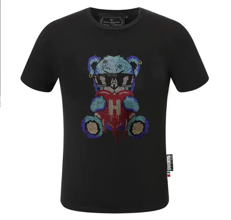 Dizajner muških marki majica Rhinestone majica punk odjeća Dropshipping Hip Hop 2024