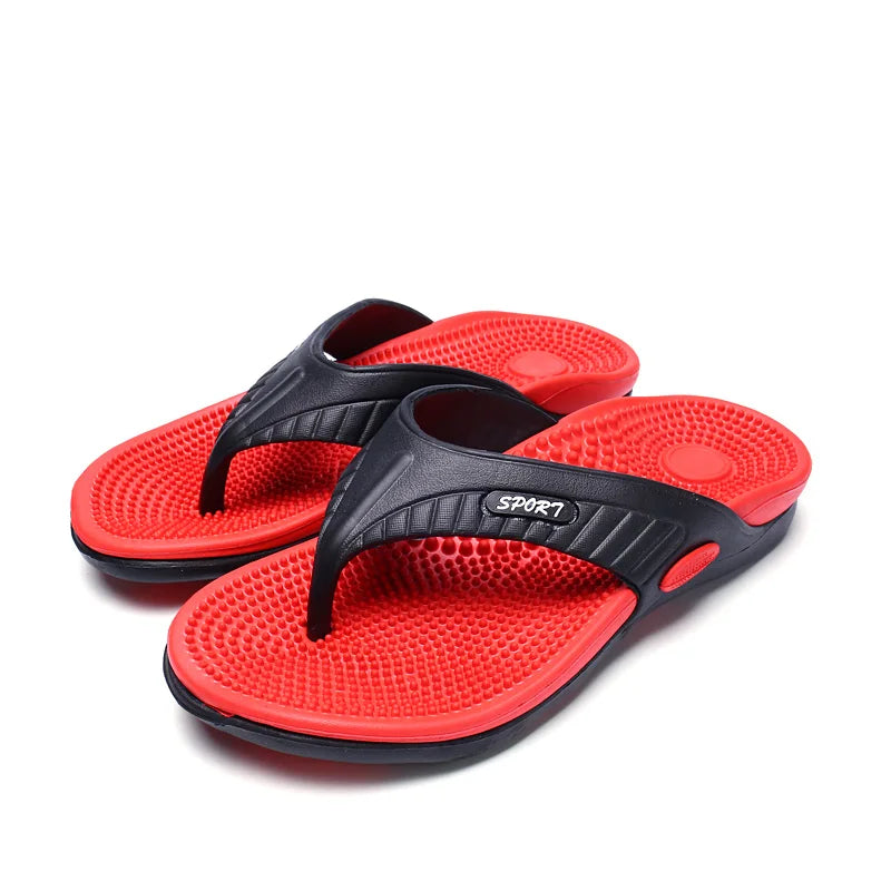 YZL Męskie klapki masaż granulki mężczyzn Kapcie wygodne sandały plażowe mężczyzn Sandałów Casual Buty Dom Flip Flip Buty łazienkowe