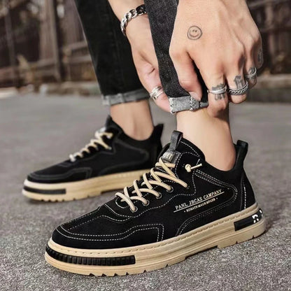 Trend Men Sneakers Outdoor Niepoślizgowe buty turystyczne dla mężczyzn Wygodne buty robocze luksusowe luksusowe platforma Mężczyzny kostki 2024 NOWOŚĆ