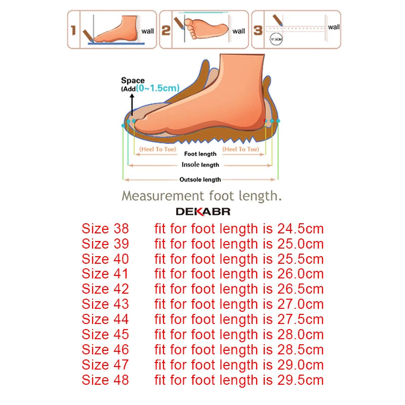 DEKABR Men Genuine Leather Sandals Summer Beach Breathable Fisherman Shoes Slipper Style Soft Bottom Flat Shoes Plus Size 38~48