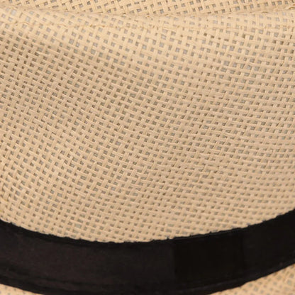 Primăvara Părinte Părinte Copil Straw Straw Cap Respirabil pentru bărbați pentru bărbați pentru bărbați Proteză Solut Panglică Decorare Sunshade Jazz Top Sun Hat F58