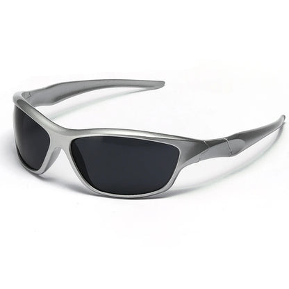 Gafas de sol de plata para hombres Ciclismo de sol al aire libre Sport Sun Gases Mujeres Vintage Vintage Handy Punk Goggle Eyewear 2000S Estética