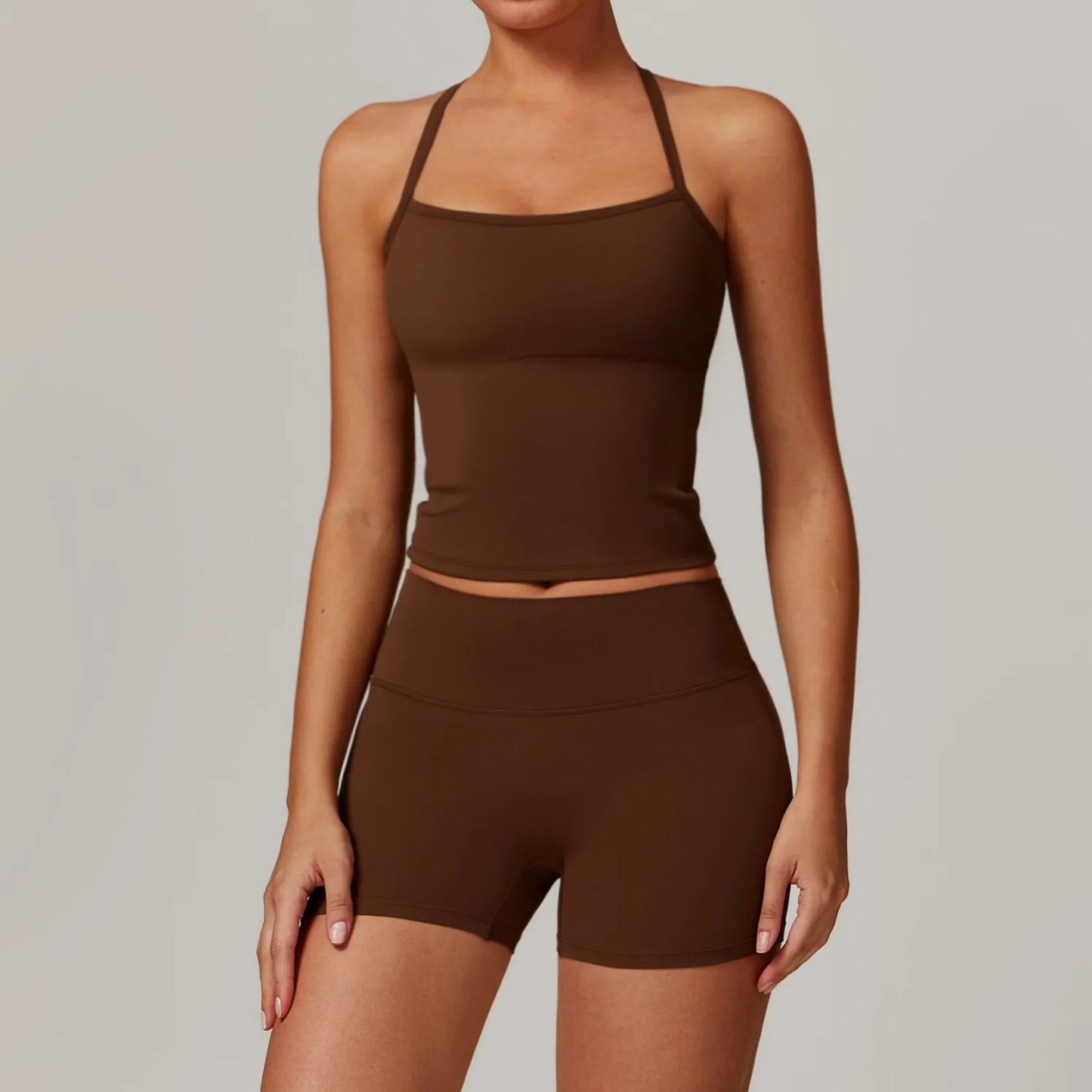 2 pezzi abbigliamento sportivo set da palestra abbigliamento da abbigliamento sport yoga si adatta donne set di fitness set trackuit sports reggiseno ginnase ginging