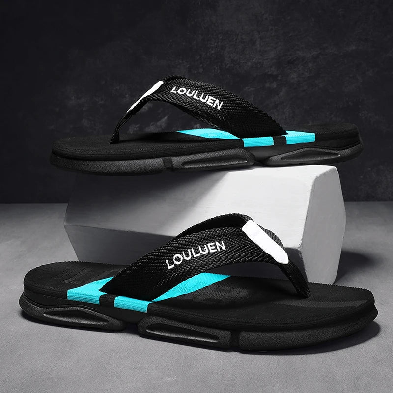 High Quality Brand Men Flip Flops Summer Beach Flip Flops Men Fashion Breathable Casual Beach Men Slippers Summer Outdoor