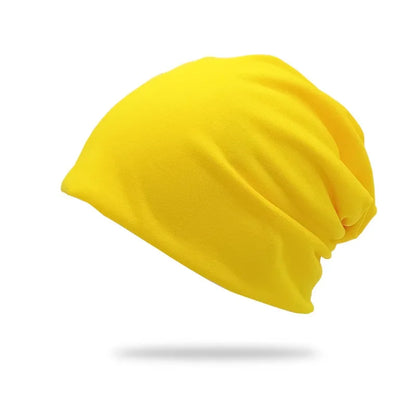 Cotton Slouchy Beanie Hip-Hop Soft Lightweight Running Beanie Adult Dwarf Hat Chemo Cap for Men Women Hip-Hop Sleep Cap Stretchy