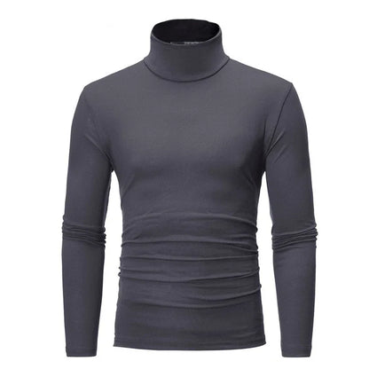 Frühling dünne Männer Rollkragenpullover schwarze Pullover Kleidung für Männer Baumwolle Harajuku gestrickt
