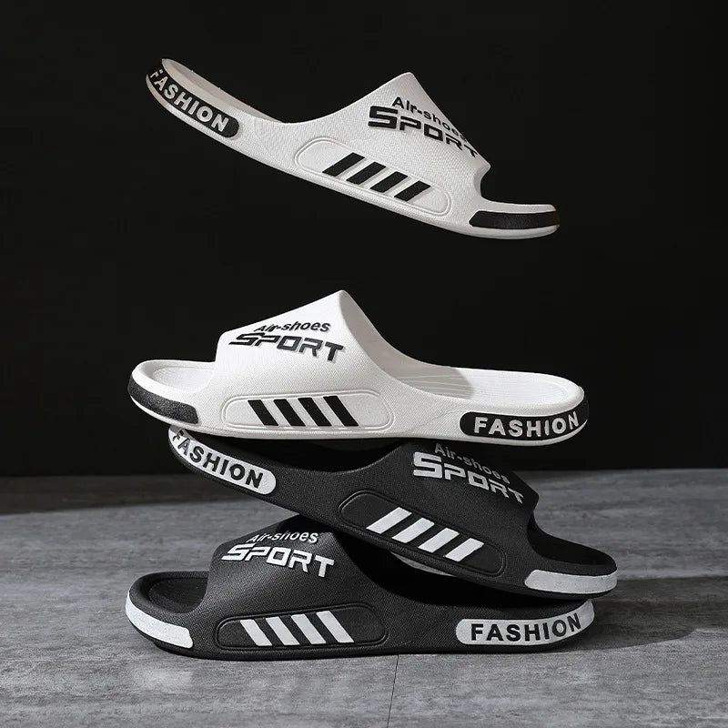 Slifori maschili di moda in PVC SOLE SOLE NON SLIP SCHEDI SCHEDE CASUAL FLOP FLOPS BAGNO CAPPOGLE Coppie da bagno Nuovo Sandalo